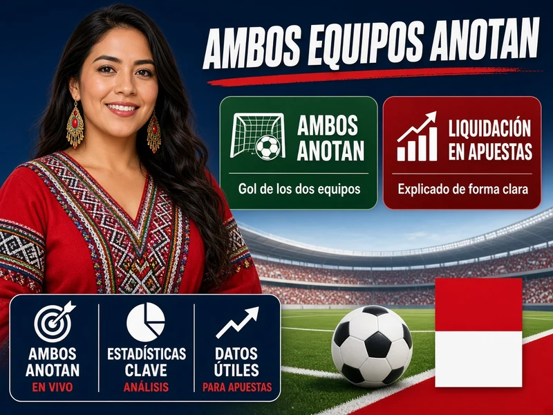 Ambos equipos anotan explicado con su liquidación en apuestas