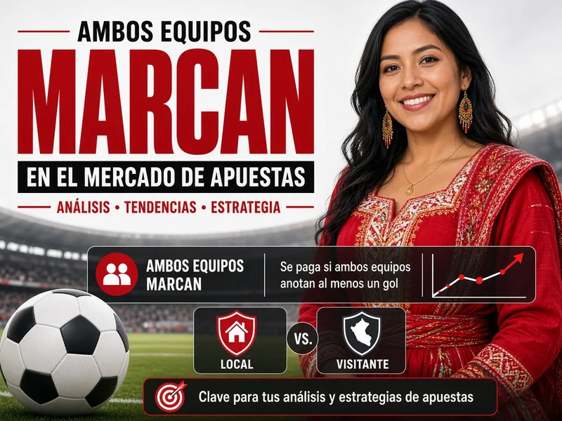 Ambos equipos marcan explicado como mercado de apuestas de fútbol