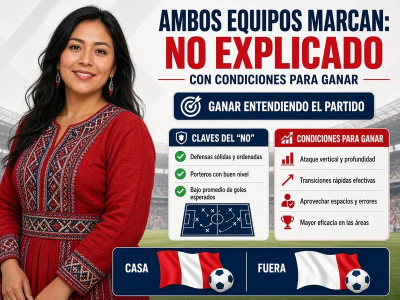 Ambos equipos marcan No explicado con condiciones para ganar
