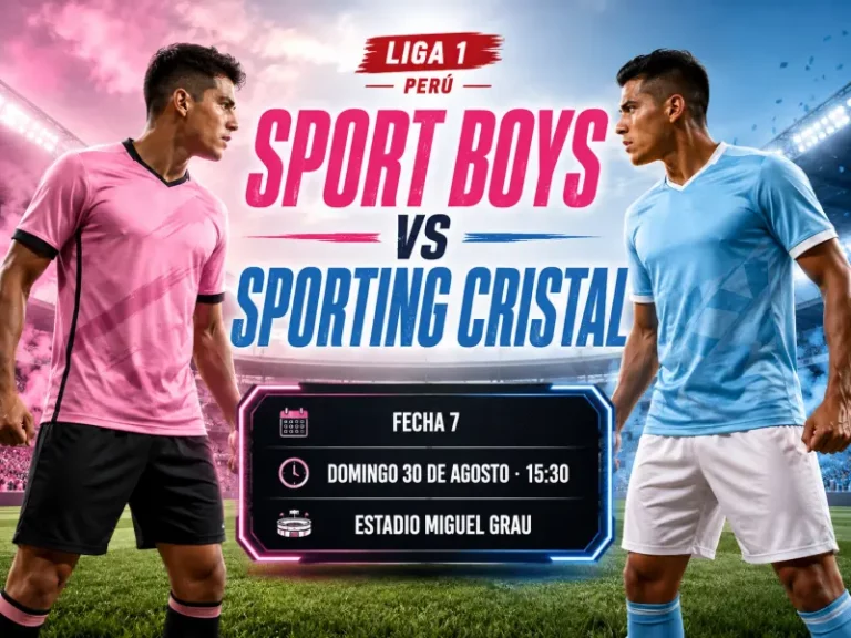 Sport Boys vs Sporting Cristal con fecha, hora y estadio Miguel Grau por la Fecha 7