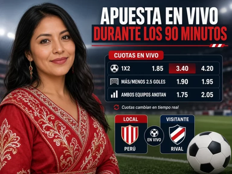 Apuesta en vivo de fútbol con cuotas que cambian durante los 90 minutos
