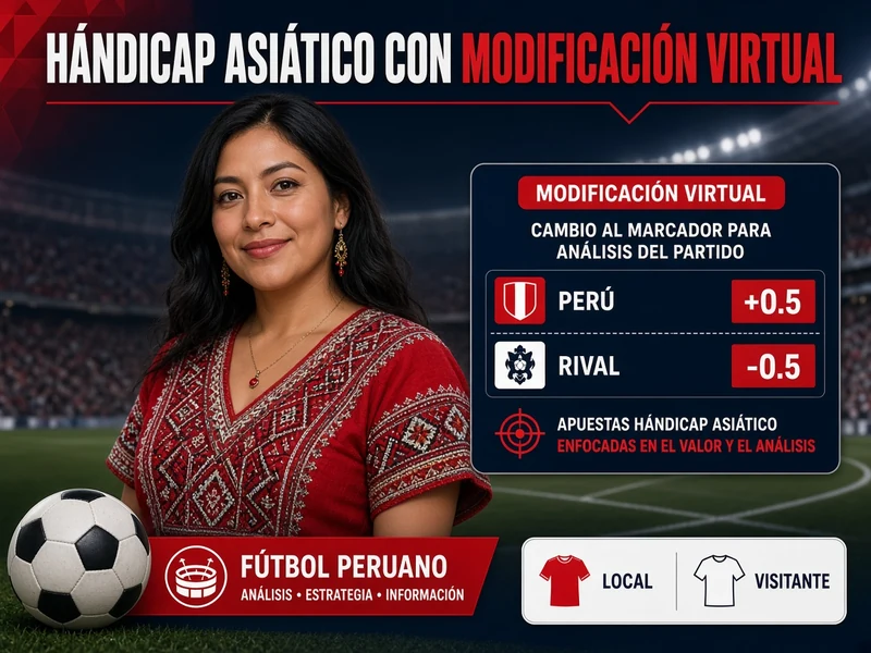 Apuestas hándicap asiático con modificación virtual del marcador en un partido de fútbol