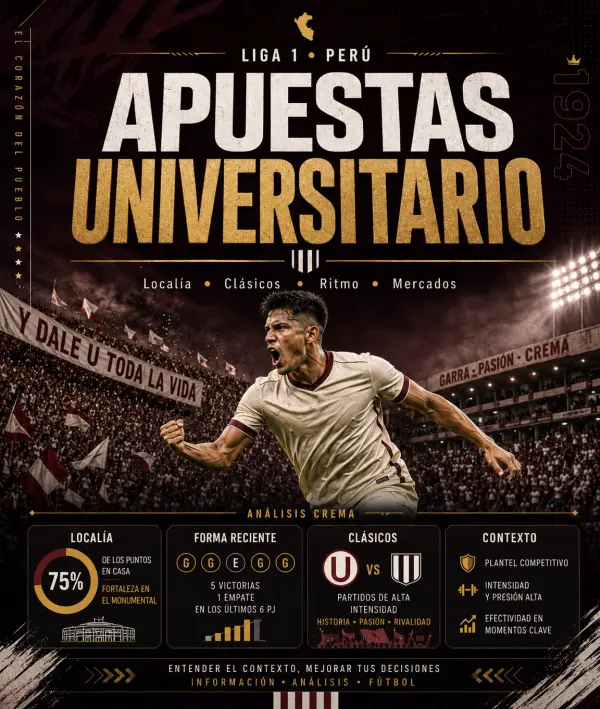 Apuestas Universitario en la Liga 1 peruana