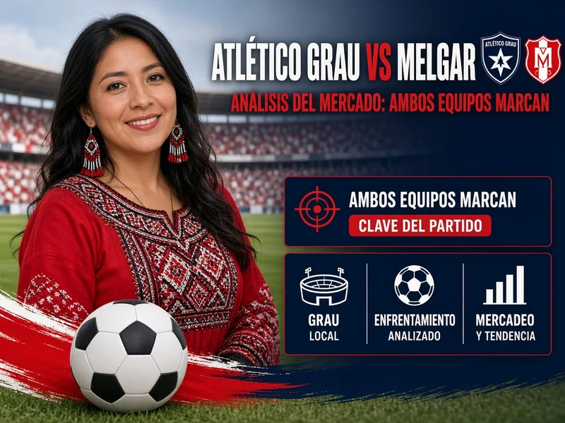 Atlético Grau vs Melgar con análisis del mercado ambos equipos marcan
