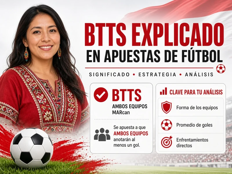 BTTS explicado en apuestas de fútbol y su significado