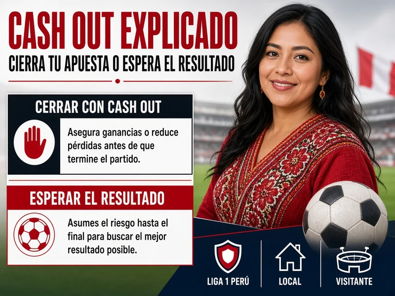 Cash out explicado como diferencia entre cerrar una apuesta y esperar el resultado