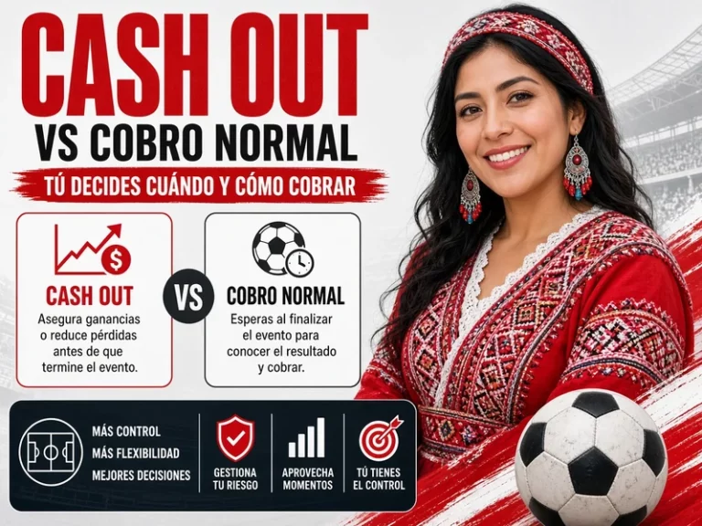 Cash out comparado con el cobro normal de una apuesta al finalizar el evento