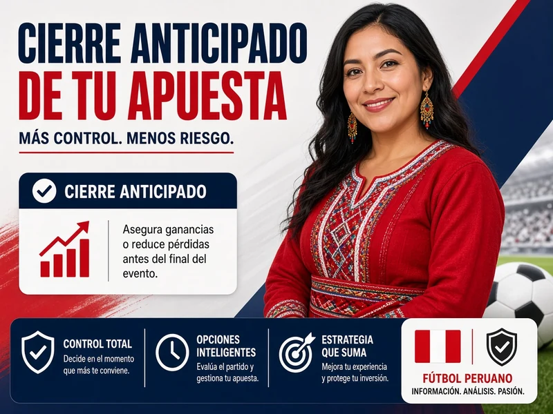 Función cerrar apuesta mostrada como cierre anticipado de una apuesta deportiva