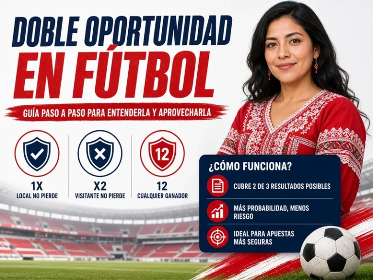 Cómo funciona la doble oportunidad en apuestas de fútbol paso a paso