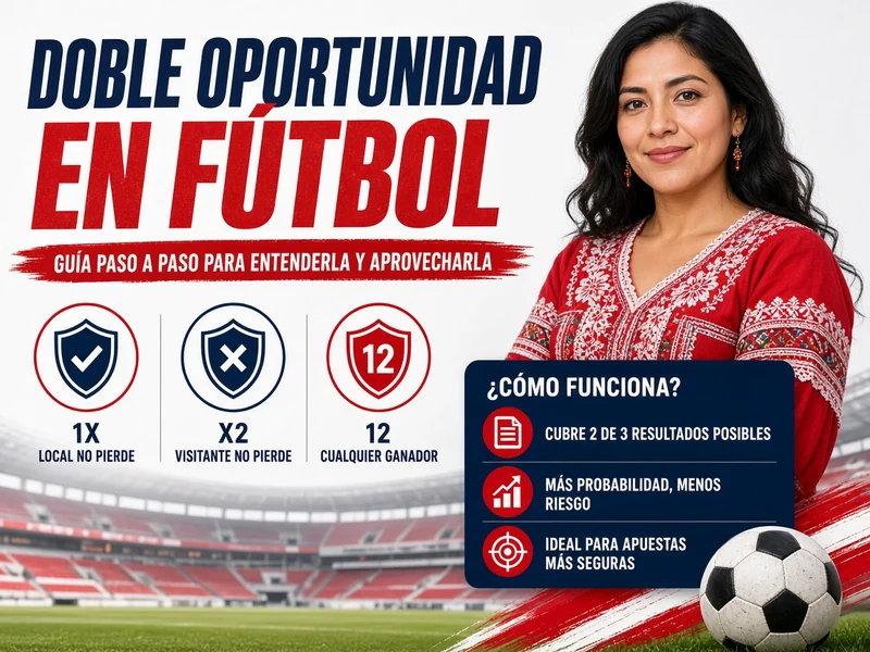 Cómo funciona la doble oportunidad en apuestas de fútbol paso a paso