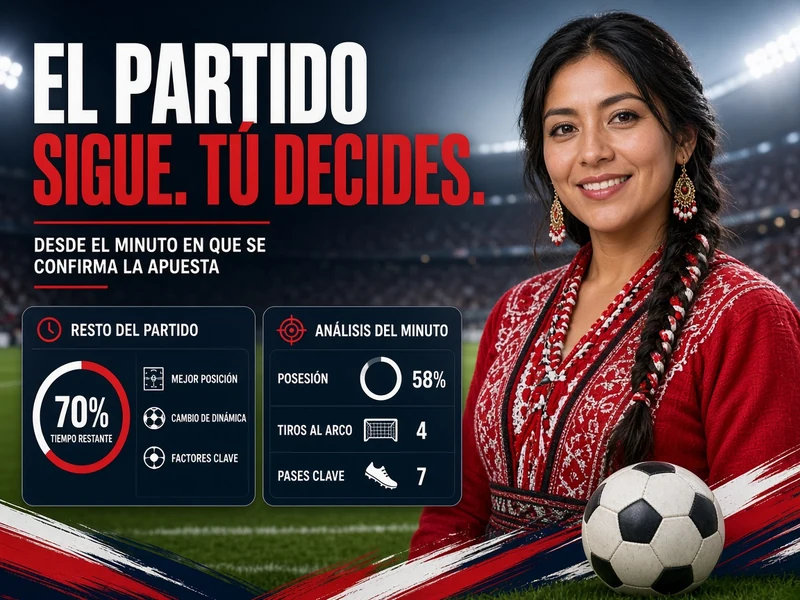 Cómo funciona resto del partido desde el minuto en que se confirma la apuesta