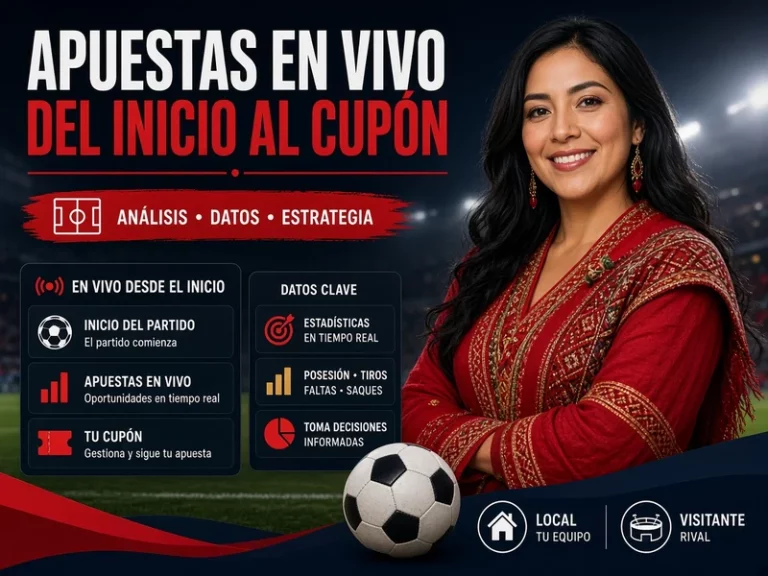 Cómo funcionan las apuestas en vivo desde el inicio del partido hasta el cupón