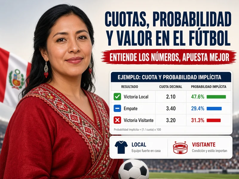 Cómo funcionan las cuotas en apuestas deportivas con números y probabilidad implícita