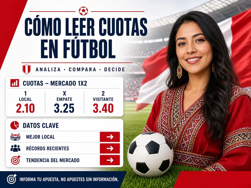 Cómo leer cuotas de apuestas deportivas correctamente en un mercado de fútbol