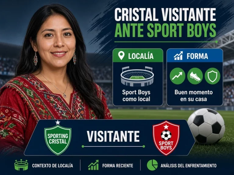 Sporting Cristal visitante ante Sport Boys con contexto de localía y forma