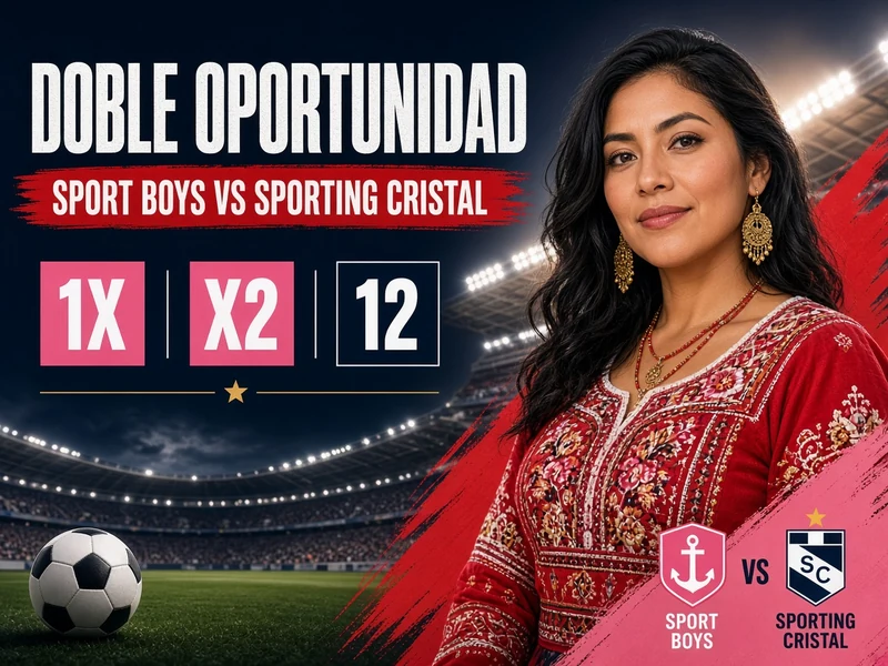 Doble oportunidad Sport Boys vs Sporting Cristal con opciones 1X X2 y 12