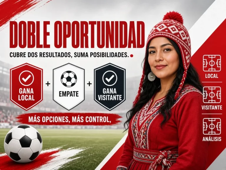 Doble oportunidad cubriendo dos resultados posibles en un partido
