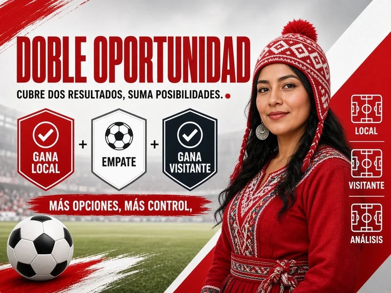 Doble oportunidad cubriendo dos resultados posibles en un partido