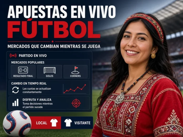 Apuestas en vivo de fútbol con mercados que cambian mientras se juega el partido