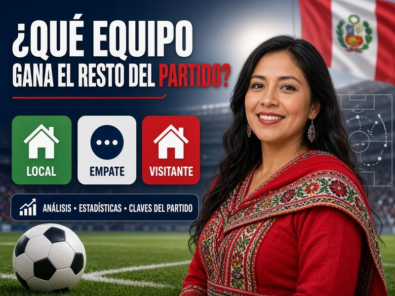 Qué equipo gana el resto del partido explicado con opciones local empate o visitante
