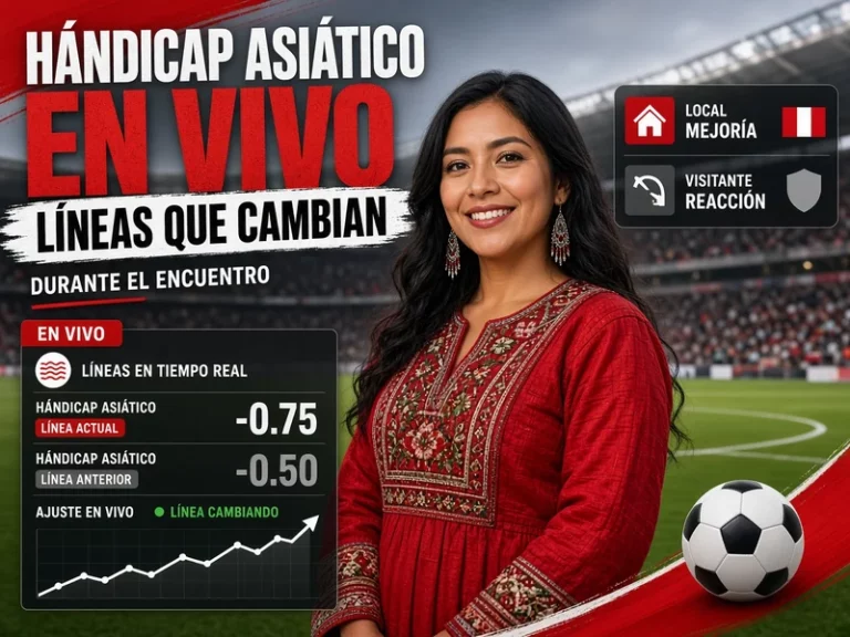 Hándicap asiático en vivo de fútbol con líneas que cambian durante el encuentro