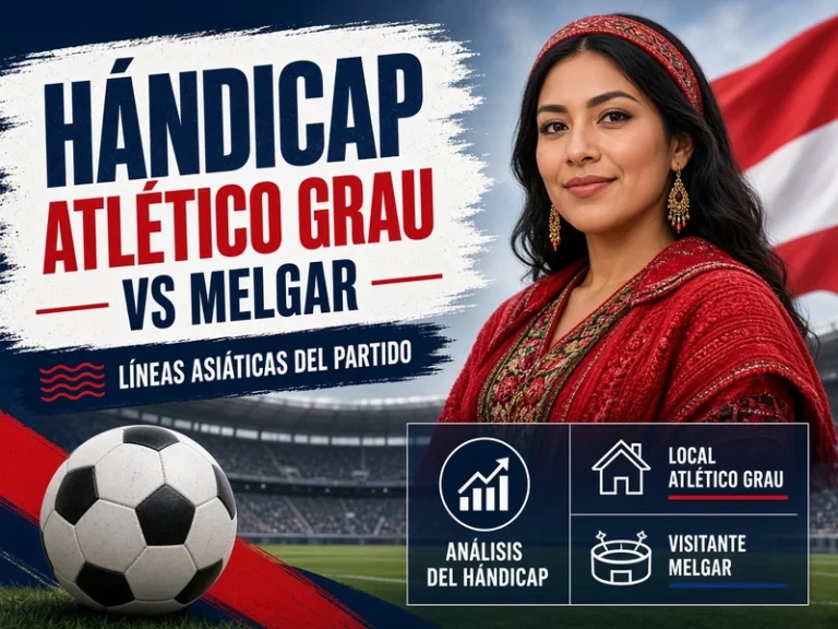 Hándicap Atlético Grau vs Melgar explicado con líneas asiáticas del partido
