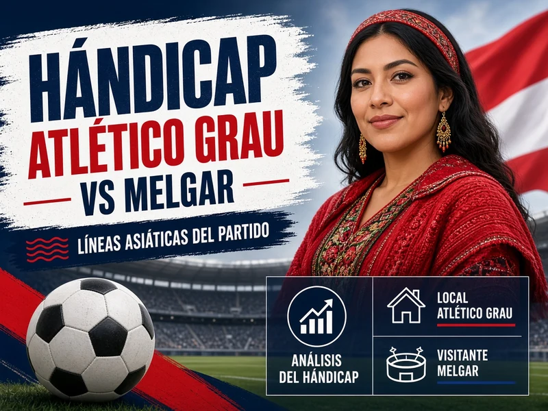 Hándicap Atlético Grau vs Melgar explicado con líneas asiáticas del partido