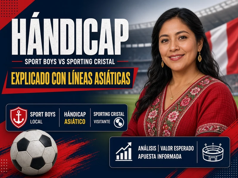 Hándicap Sport Boys vs Sporting Cristal explicado con líneas asiáticas
