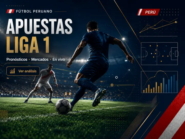 Apuestas Liga 1 en Perú con pronósticos, mercados y análisis en vivo