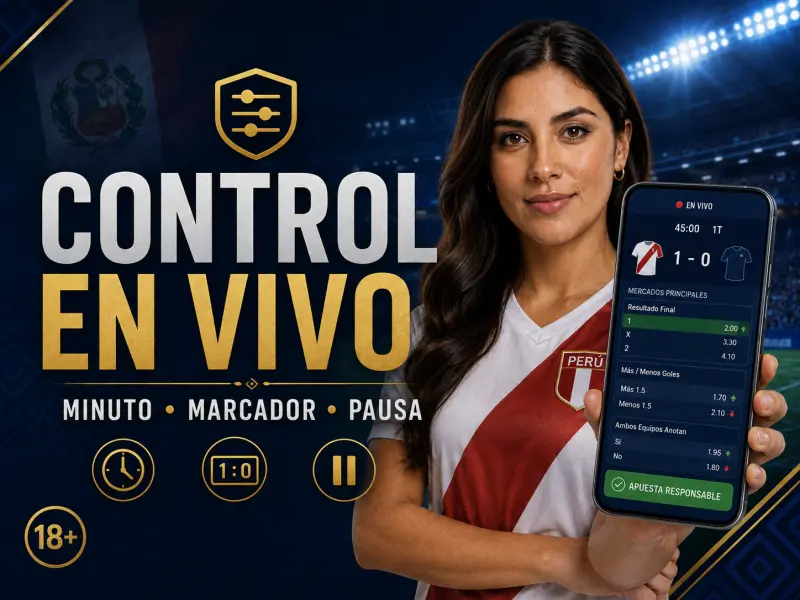Control y límites durante las apuestas deportivas en vivo