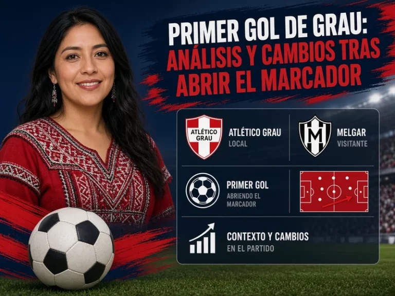 Primer gol Atlético Grau vs Melgar y cambios de contexto tras abrir el marcador