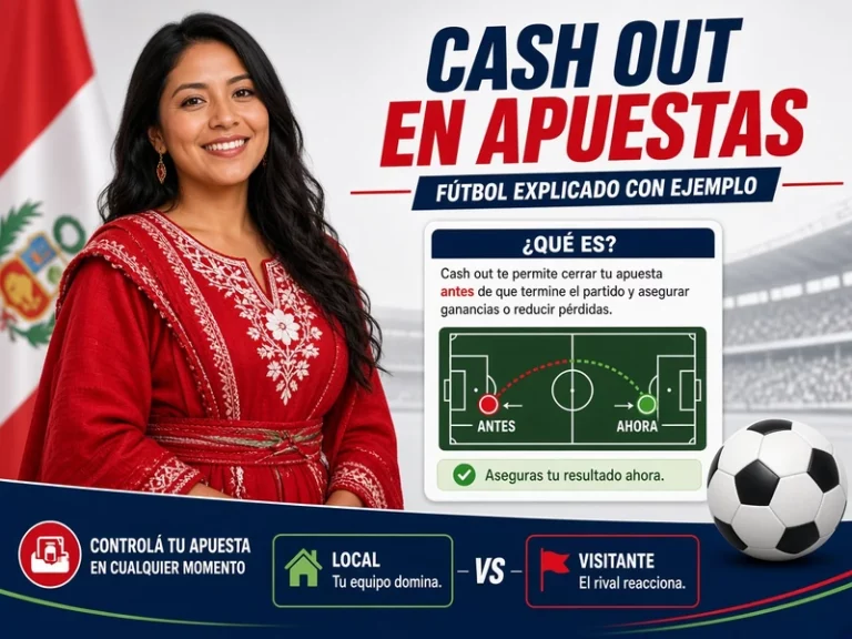 Qué es cash out en apuestas explicado con un ejemplo de partido de fútbol
