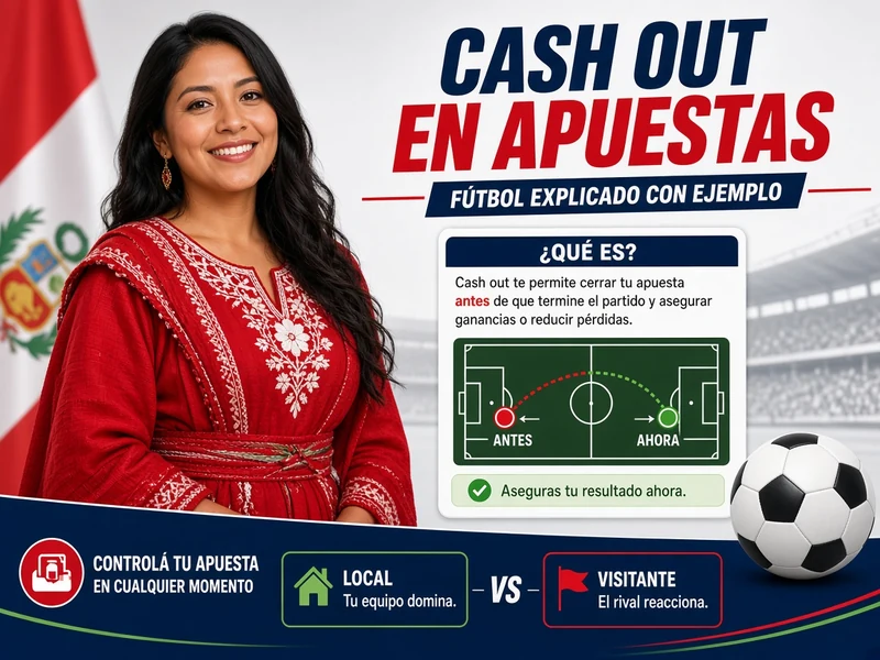 Qué es cash out en apuestas explicado con un ejemplo de partido de fútbol