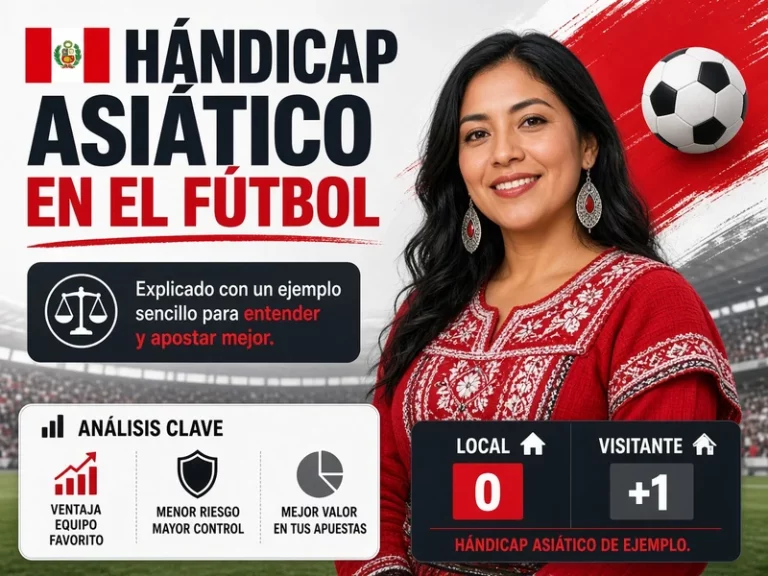Qué es hándicap asiático explicado con un ejemplo sencillo de fútbol