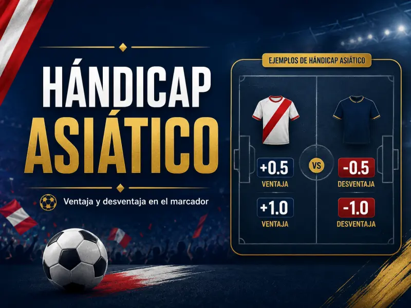 Ejemplo de hándicap asiático aplicado a un partido de fútbol