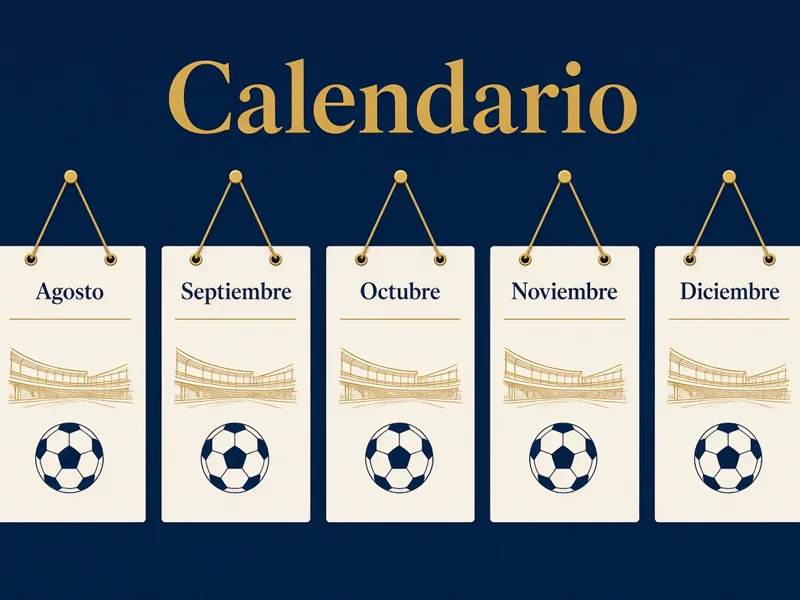 Calendario de fútbol con fechas y jornadas del campeonato peruano