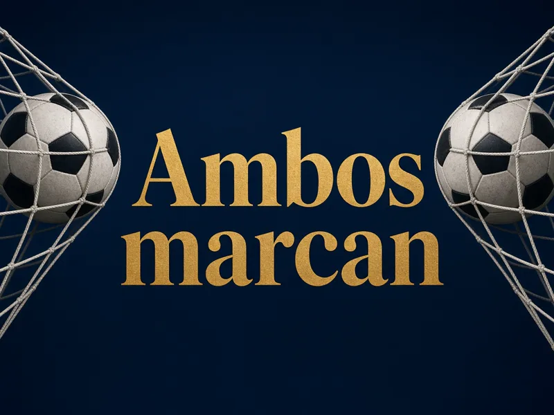 Mercado ambos equipos marcan representado con opciones sí y no