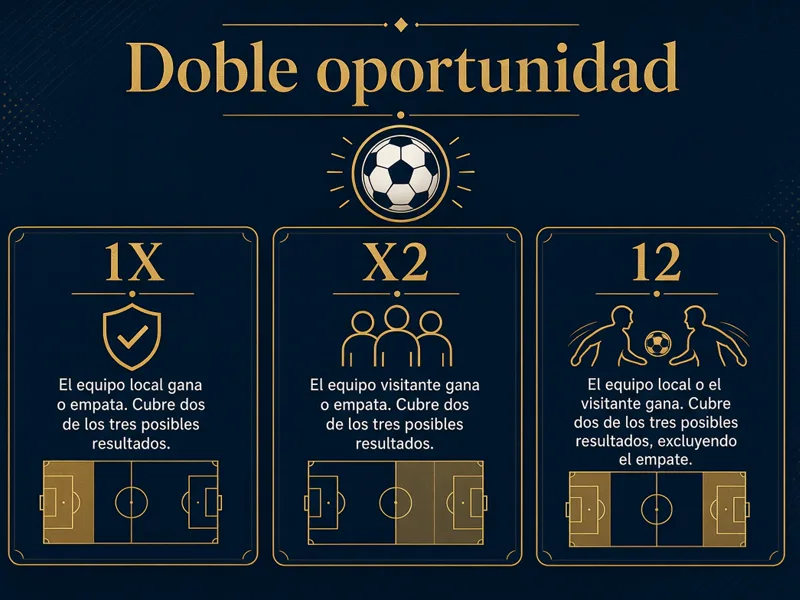 Combinaciones de resultado utilizadas en doble oportunidad