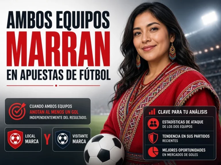 Qué significa ambos equipos marcan en apuestas deportivas de fútbol