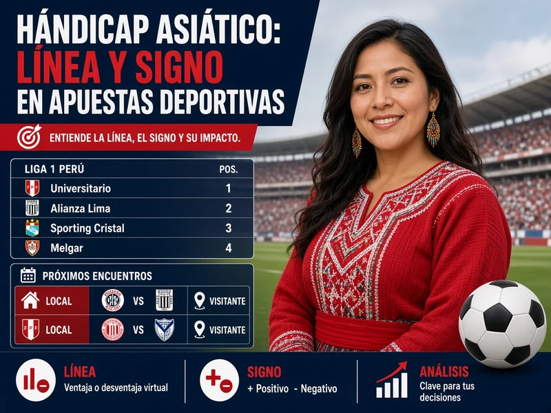Qué significa hándicap asiático en apuestas deportivas con línea positiva y negativa