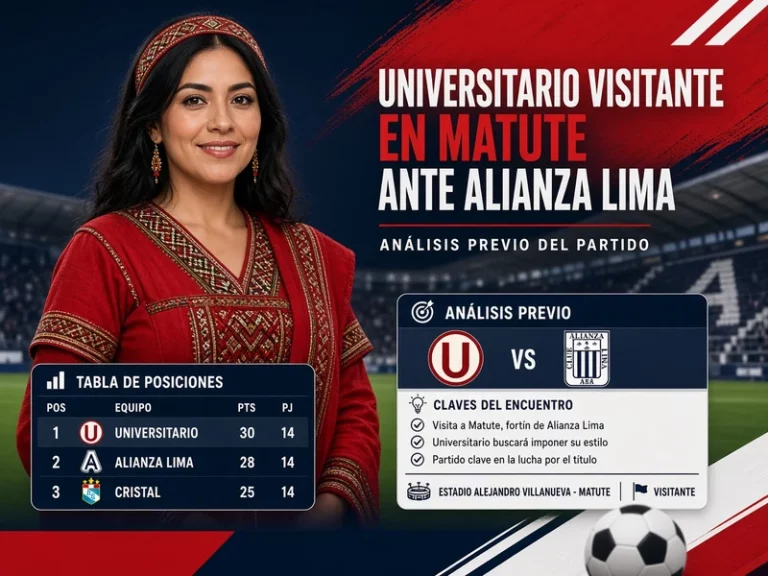 Universitario visitante en Matute con análisis previo ante Alianza Lima