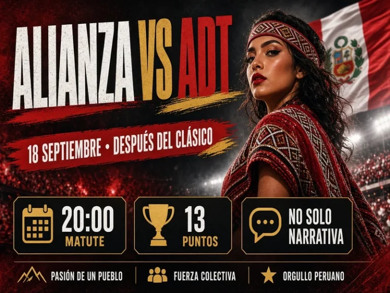 Alianza Lima vs ADT 18 de septiembre de 2026 después del Clásico