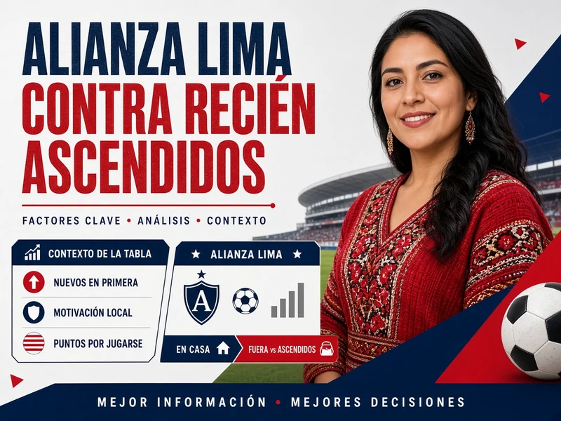 Alianza Lima contra equipos recién ascendidos con factores de contexto para apuestas