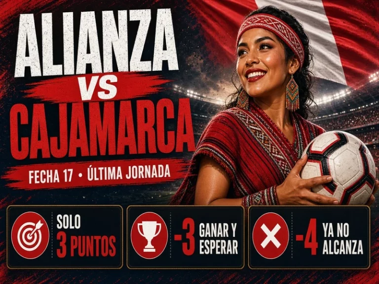 Alianza Lima vs FC Cajamarca Fecha 17 última jornada del Clausura 2026