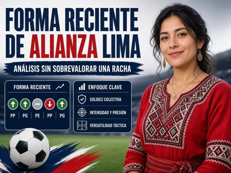 Forma reciente de Alianza Lima analizada sin sobrevalorar una racha