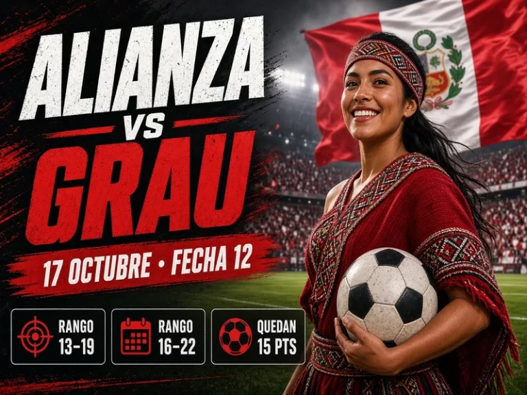 Alianza Lima vs Atlético Grau 17 de octubre de 2026