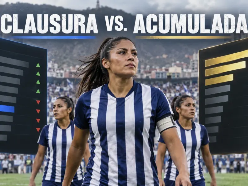 Alianza Lima comparado entre tabla del Clausura y tabla acumulada 2026