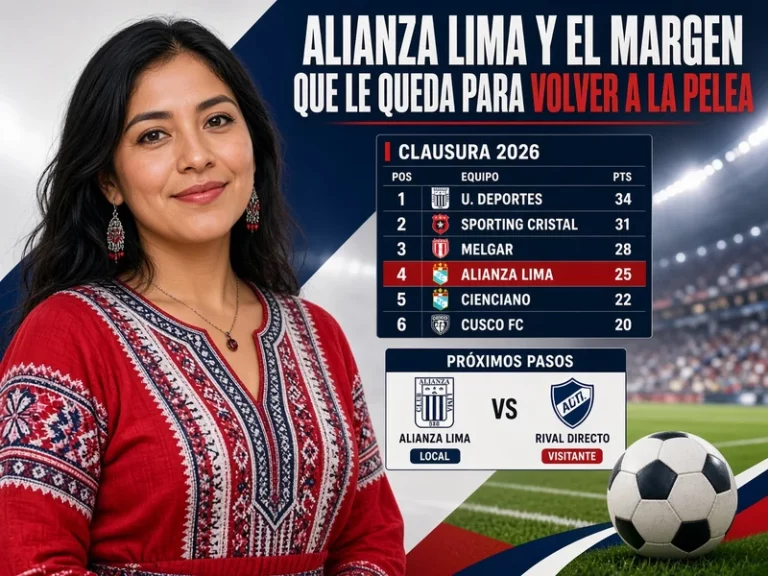 Alianza Lima y el margen que le queda para volver a la pelea por el Clausura 2026