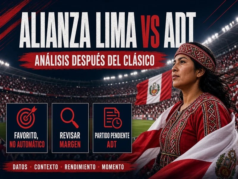 Alianza Lima vs ADT: análisis del partido después del Clásico