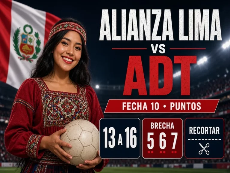 Alianza Lima vs ADT y puntos que puede recortar en la Fecha 10
